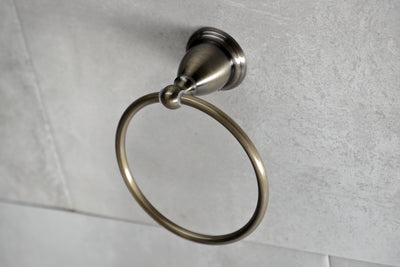 Elements of Design EBA1754AB 6-Inch Towel Ring, Antique Brass