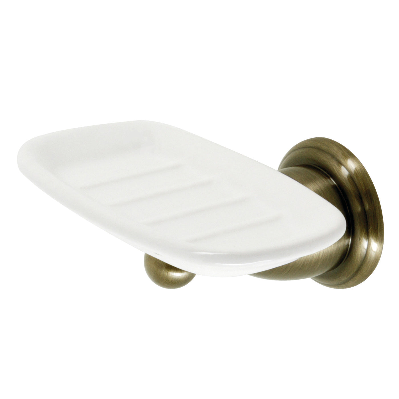 Elements of Design EBA1755AB Wall-Mount Soap Dish Holder, Antique Brass