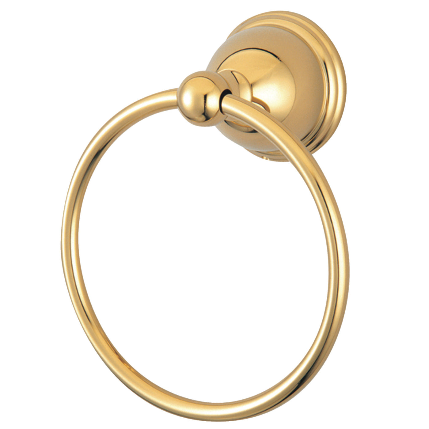 Elements of Design EBA3964PB 6-Inch Towel Ring, Polished Brass