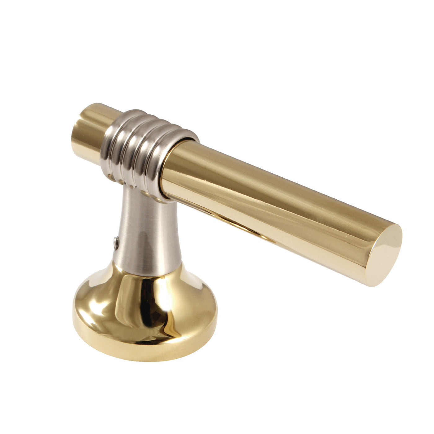 Elements of Design EBH2639ML Lever Handle, Brushed Nickel/Polished Brass