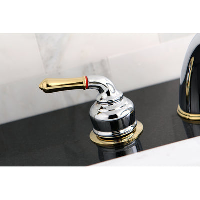 Elements of Design EC364 Roman Tub Faucet, Polished Chrome/Polished Brass