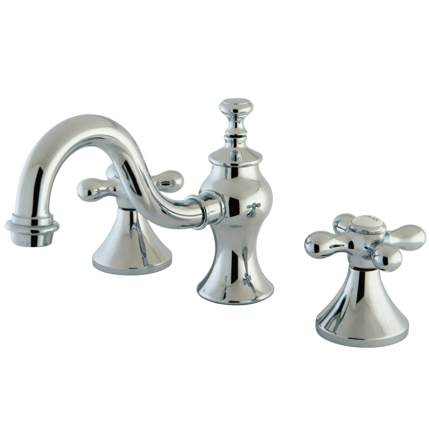 Elements of Design EC7161AX Widespread Bathroom Faucet with Brass Pop-Up, Polished Chrome