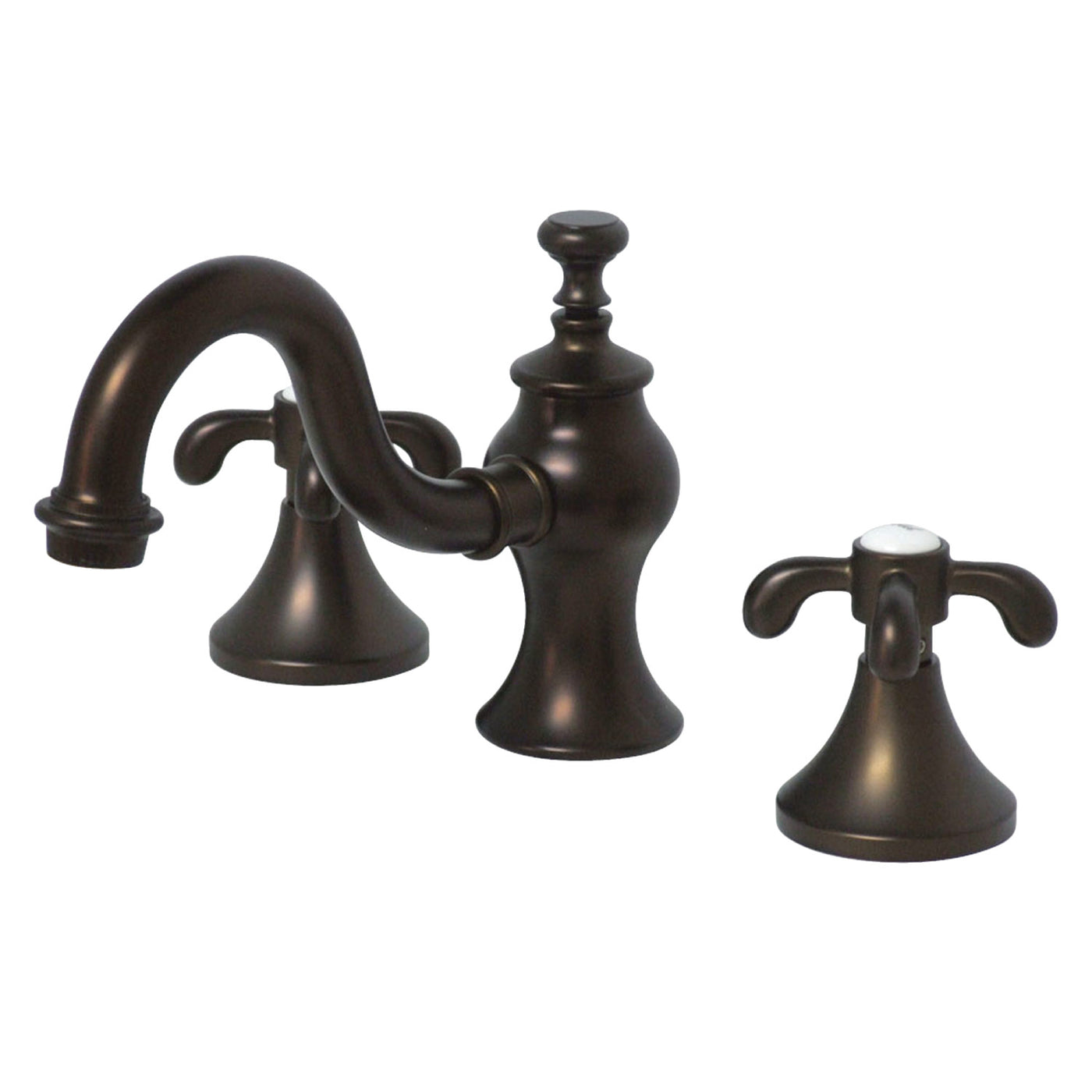 Elements of Design EC7165TX Widespread Bathroom Faucet with Brass Pop-Up, Oil Rubbed Bronze