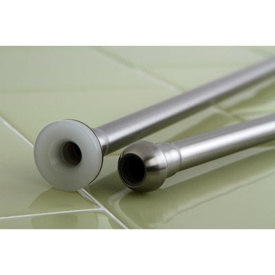 Elements of Design ECB38301 30-Inch Bullnose Bathroom Supply Line, Polished Chrome