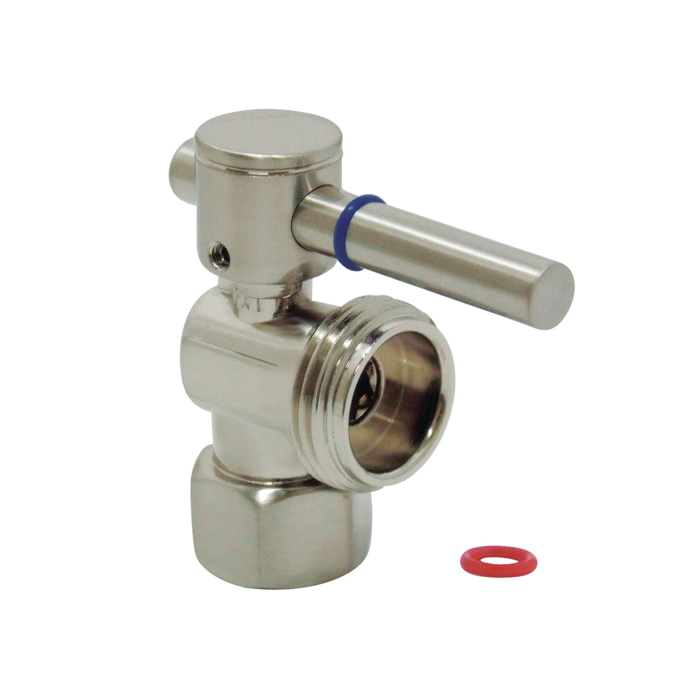 Elements of Design ECC13008DL 1/2-Inch FIP x 3/4-Inch Hose Thread, Washing Machine Valve, Brushed Nickel