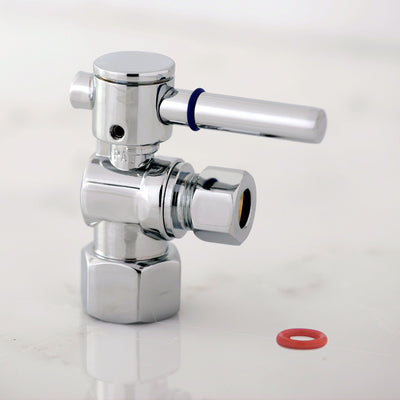 Elements of Design ECC43101DL 1/2-Inch FIP x 3/8-Inch OD Comp Angle Stop Valve, Polished Chrome