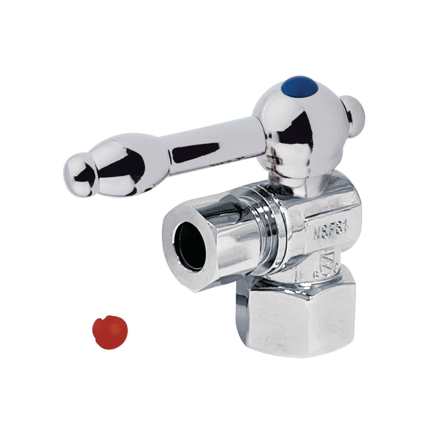 Elements of Design ECC43101KL 1/2-Inch FIP x 3/8-Inch OD Comp Angle Stop Valve, Polished Chrome
