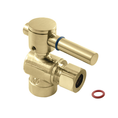 Elements of Design ECC43202DL 1/2-Inch Sweat x 3/8-Inch OD Comp Angle Stop Valve, Polished Brass