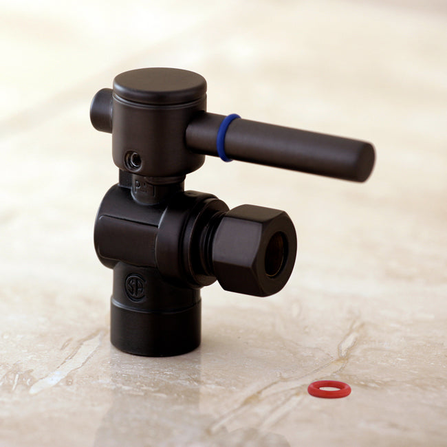 Elements of Design ECC43205DL 1/2-Inch Sweat x 3/8-Inch OD Comp Angle Stop Valve, Oil Rubbed Bronze