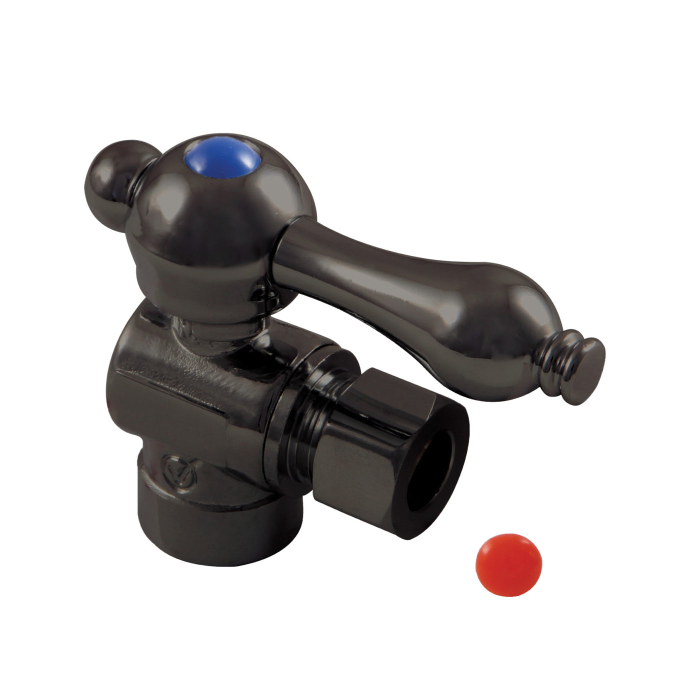 Elements of Design ECC43205 1/2-Inch Sweat x 3/8-Inch OD Comp Angle Stop Valve, Oil Rubbed Bronze