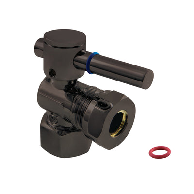 Elements of Design ECC44105DL 1/2-Inch FIP x 1/2-Inch or 7/16-Inch Slip Joint Angle Stop Valve, Oil Rubbed Bronze