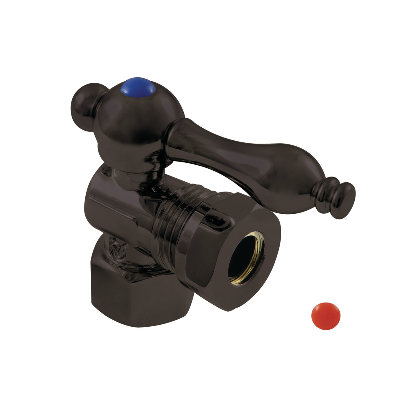Elements of Design ECC44105 1/2-Inch FIP x 1/2-Inch or 7/16-Inch Slip Joint Angle Stop Valve, Oil Rubbed Bronze