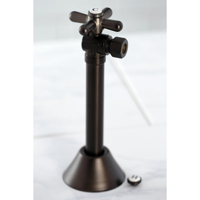 Elements of Design ECC83205X 1/2" Sweat x 3/8" OD Comp Angle Shut Off Valve with 5" Extension, Oil Rubbed Bronze