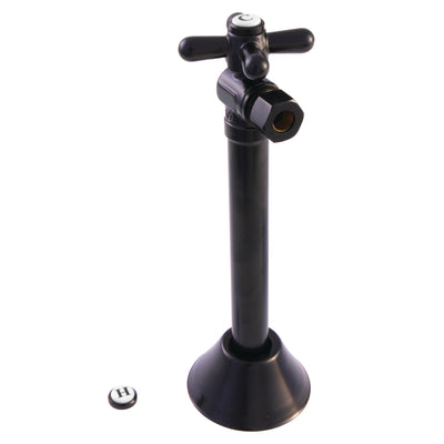 Elements of Design ECC83205X 1/2" Sweat x 3/8" OD Comp Angle Shut Off Valve with 5" Extension, Oil Rubbed Bronze