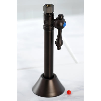 Elements of Design ECC83255 1/2-Inch Sweat x 3/8-Inch O.D. Comp Straight Shut Off Valve with 5-Inch Extension, Oil Rubbed Bronze