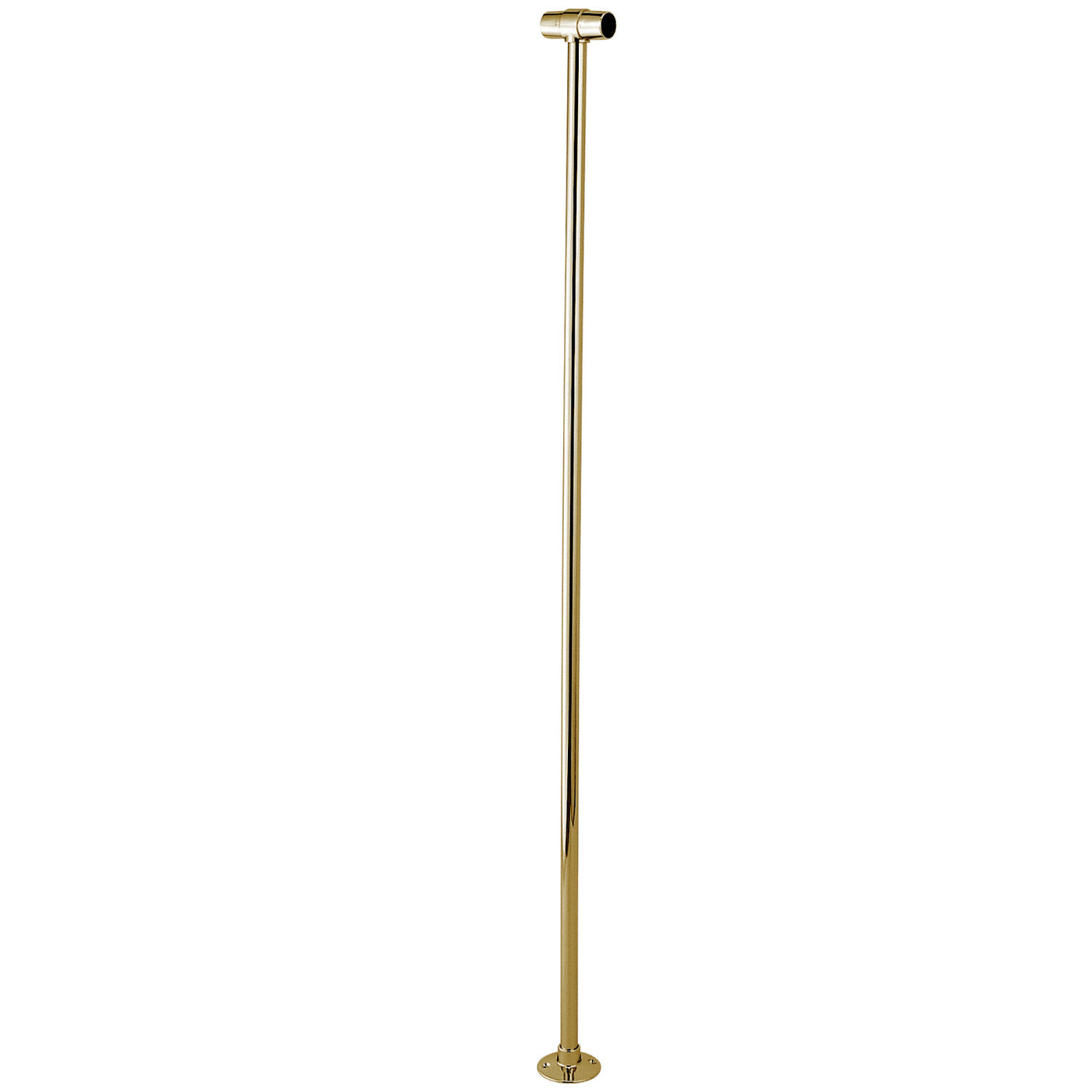 Elements of Design ED1042-2 Shower Curtain Rail Support, Polished Brass