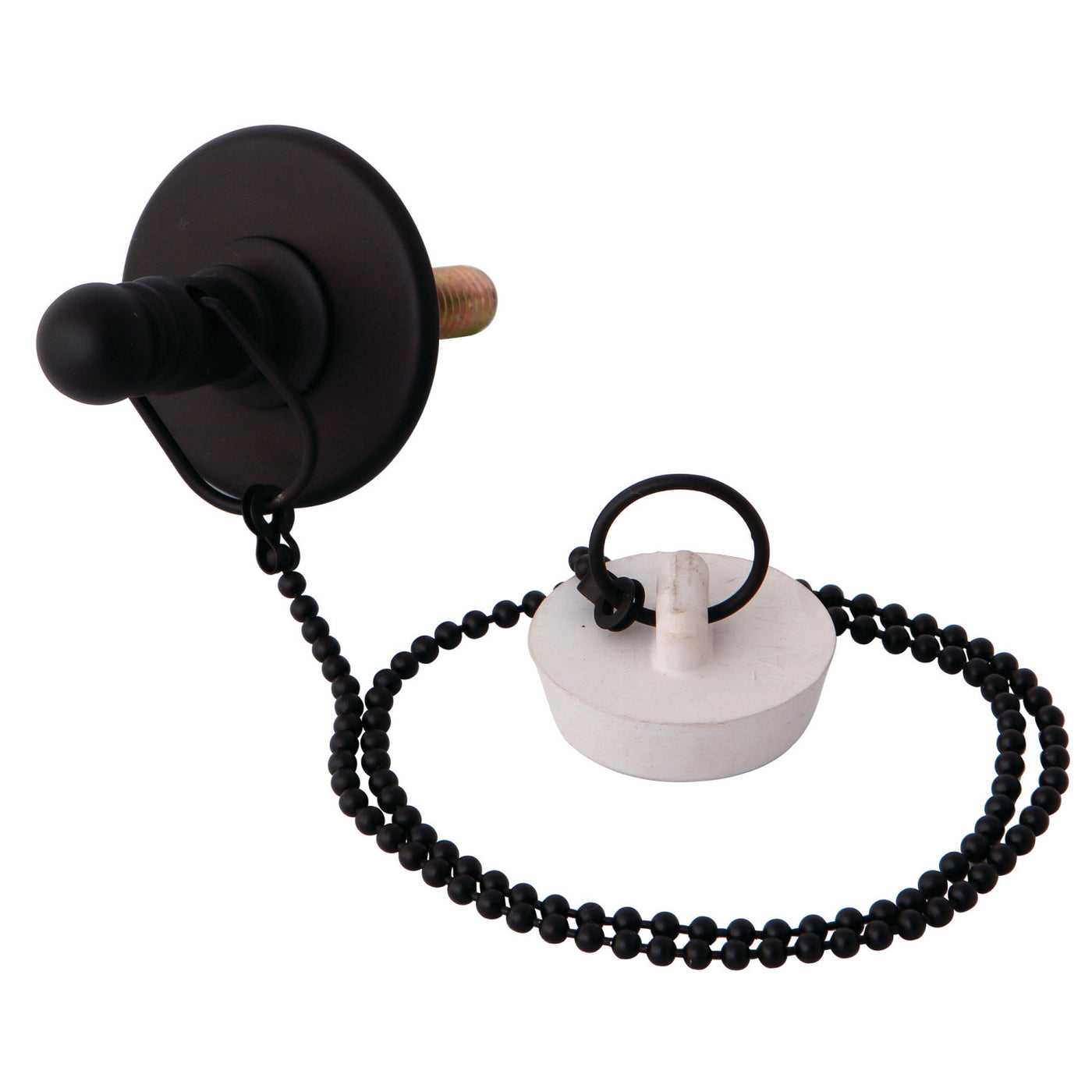 Elements of Design ED1115 Rubber Stopper Chain and Attachment for CC1005, Oil Rubbed Bronze