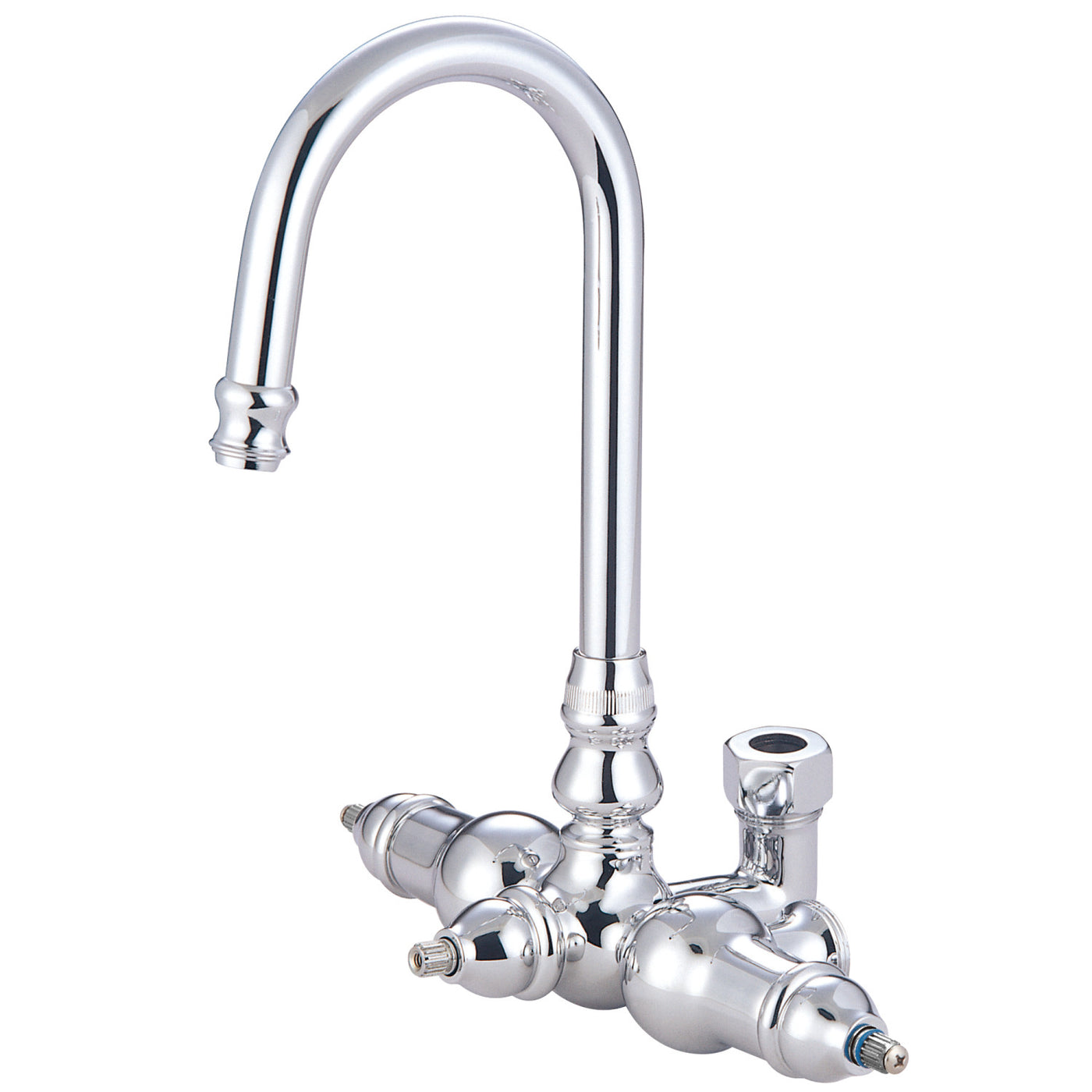Elements of Design ED200-1 Gooseneck Tub Faucet Body, Polished Chrome