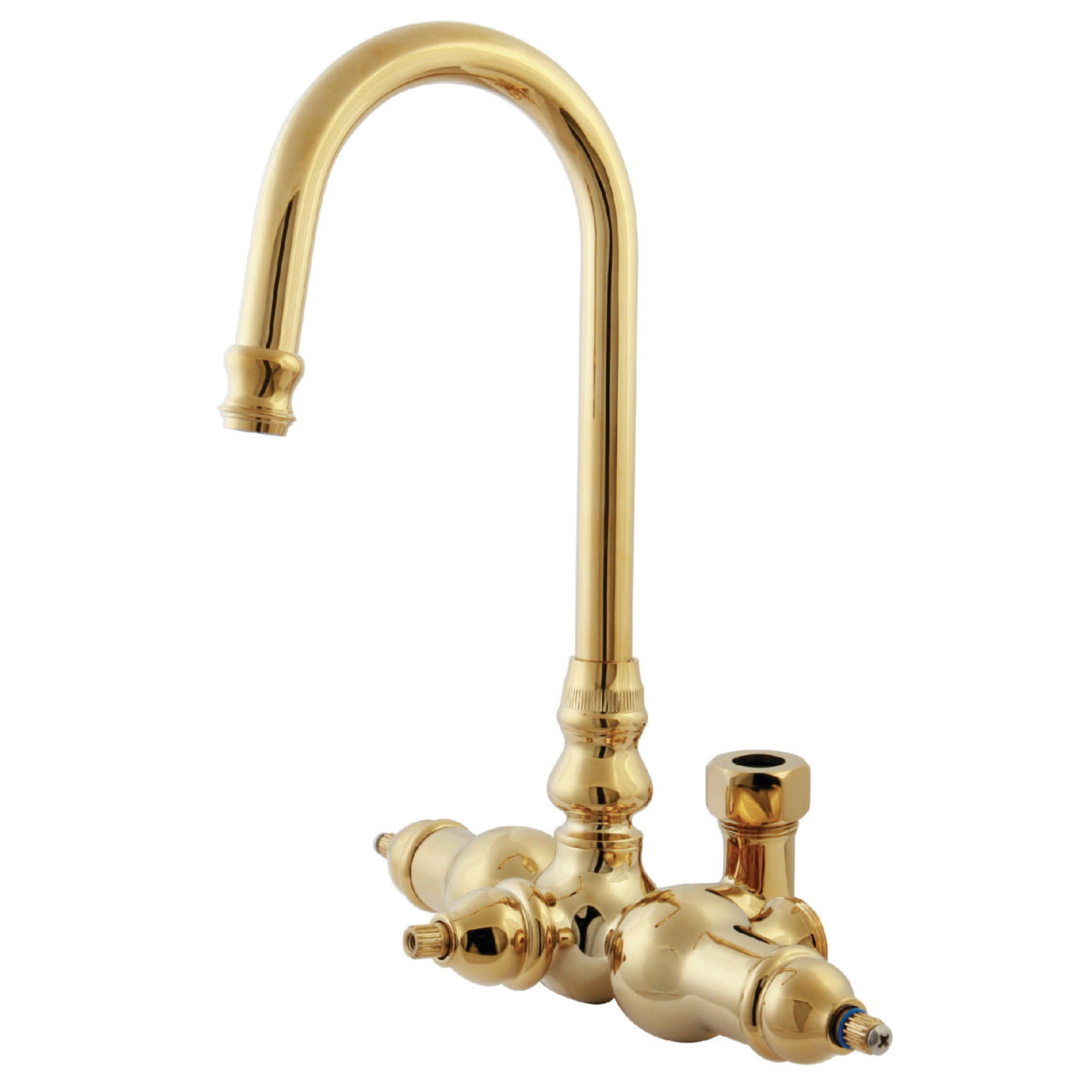 Elements of Design ED200-2 Gooseneck Tub Faucet Body, Polished Brass
