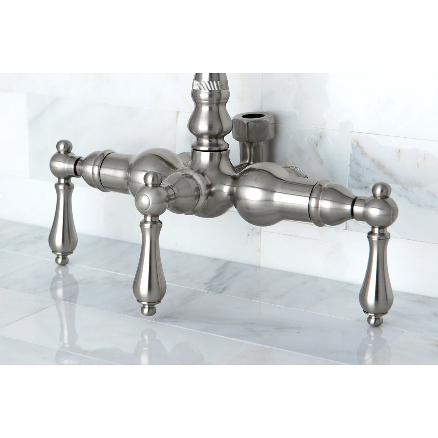 Elements of Design ED200-8 Gooseneck Tub Faucet Body, Brushed Nickel