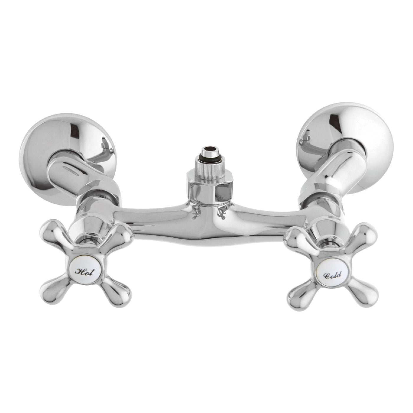 Elements of Design ED2131 Wall Mount Tub Faucet Body with Riser Adapter, Polished Chrome