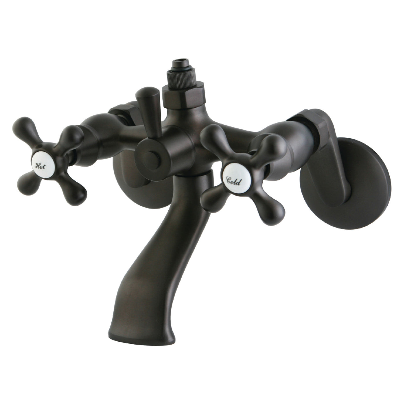 Elements of Design ED2665 Wall Mount Tub Faucet with Riser Adaptor, Oil Rubbed Bronze