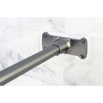 Elements of Design ED3148 Corner Shower Rod, Brushed Nickel