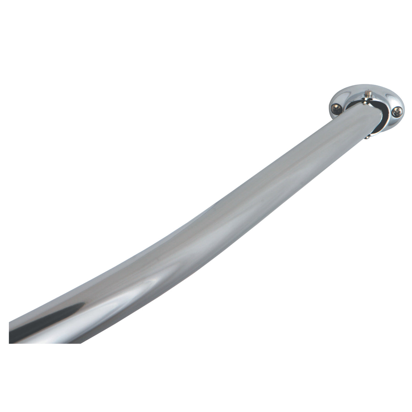 Elements of Design ED3171 47"-60" Stainless Steel Adjustable Curved Shower Curtain Rod, Polished Chrome