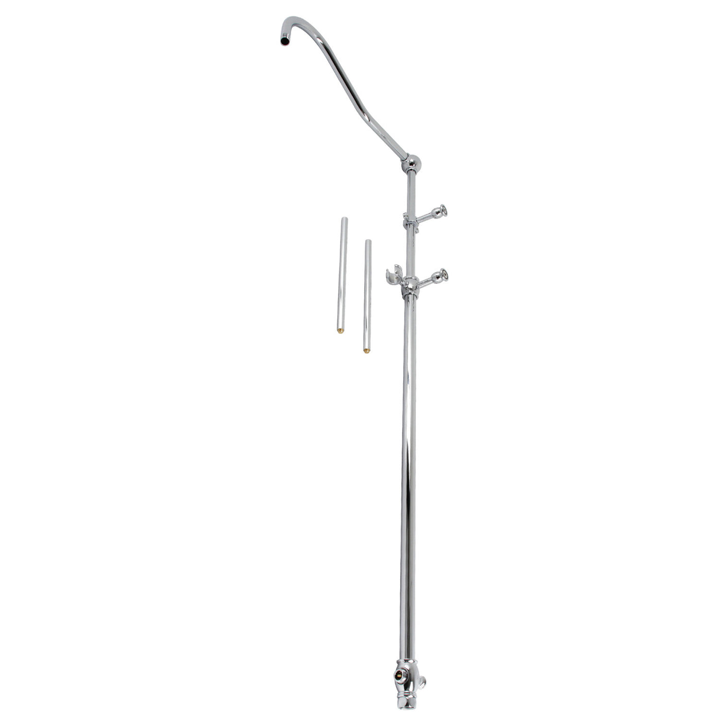 Elements of Design ED6171 60-Inch Shower Riser with 17-Inch Shower Arm, Polished Chrome