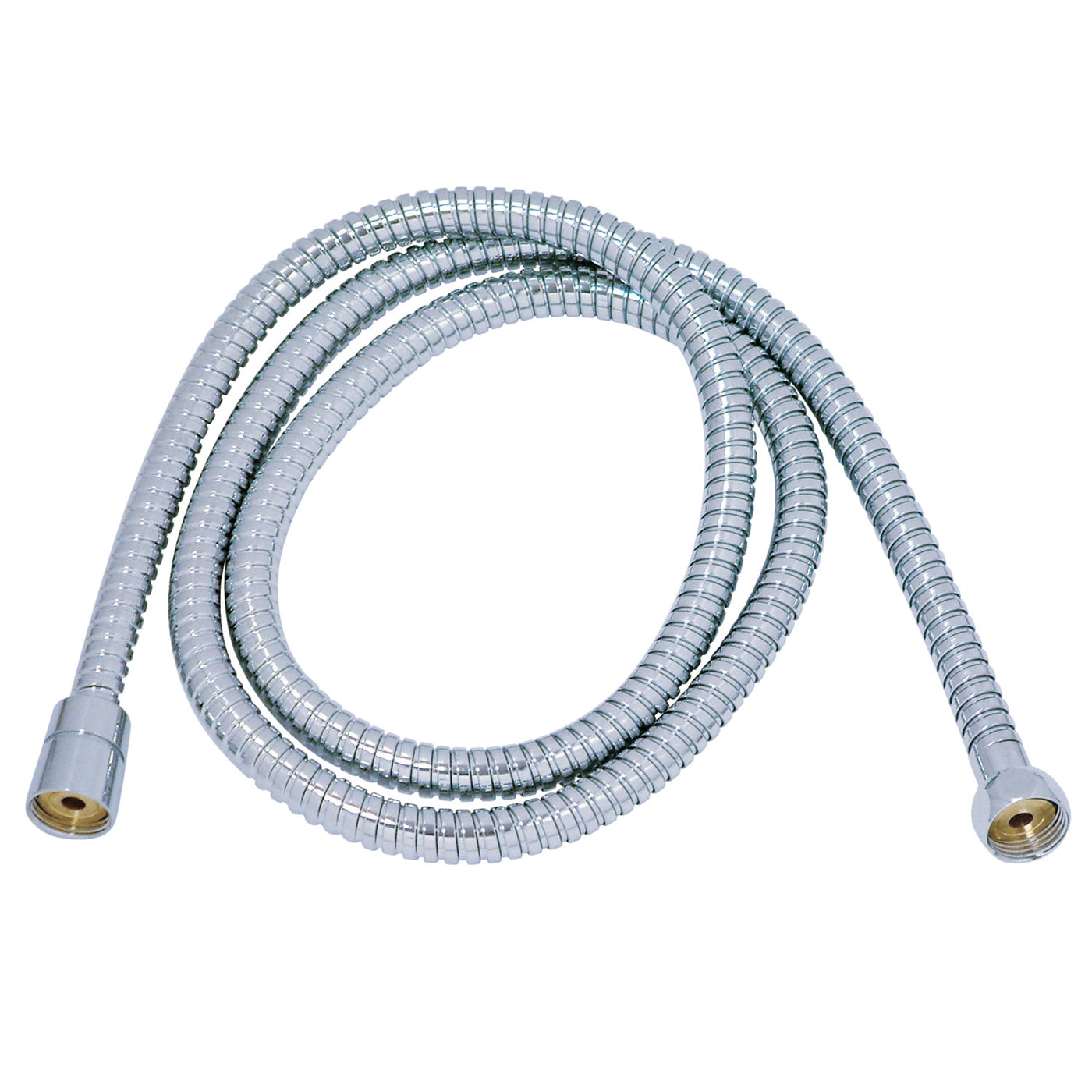 Elements of Design EDH659CRI 59-Inch Double Spiral Stainless Steel Hose, Polished Chrome