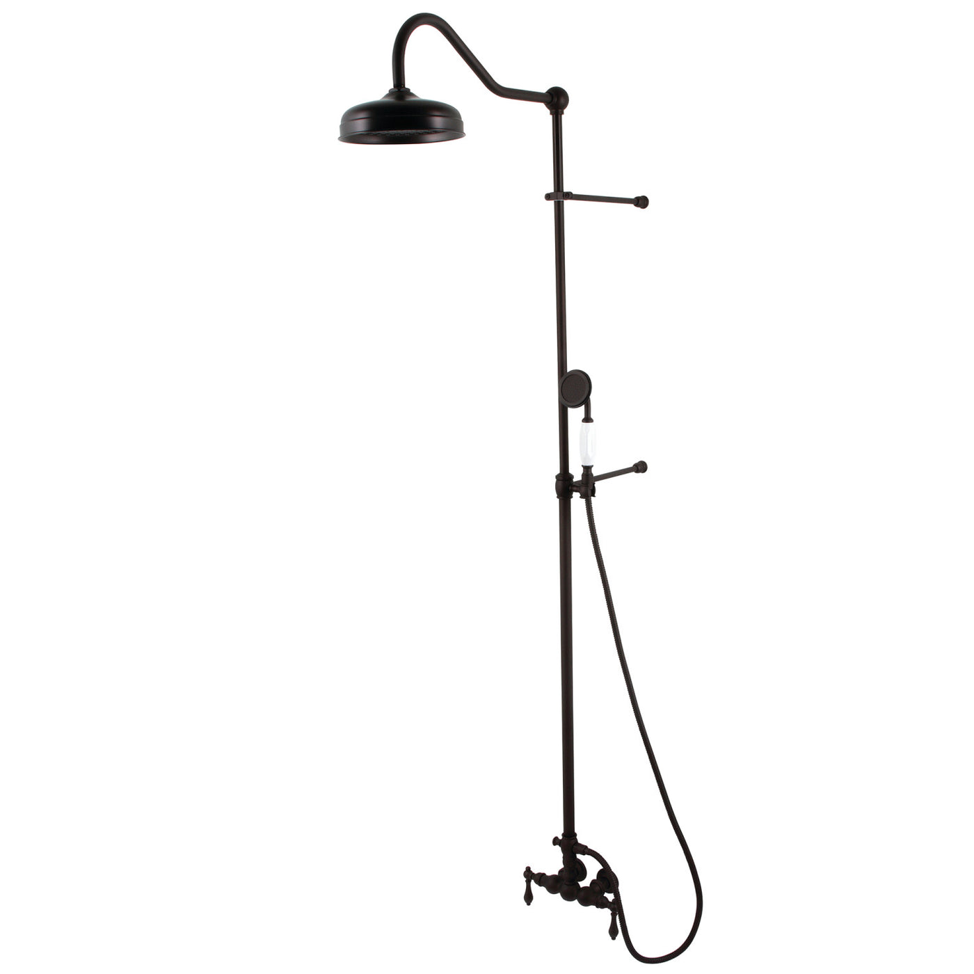 Elements of Design EDK6175 Wall Mount Rain Drop Shower System, Oil Rubbed Bronze