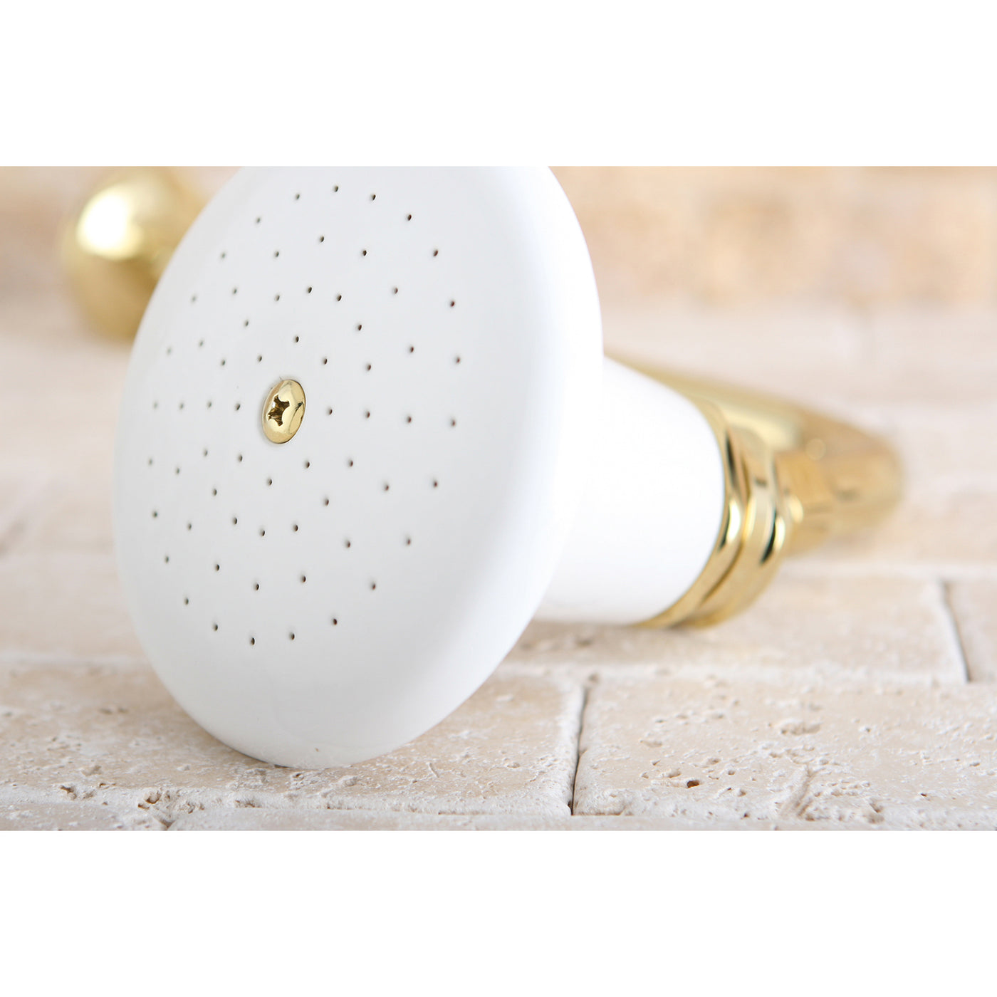 Elements of Design EDP502 Ceramic Shower Head, Polished Brass