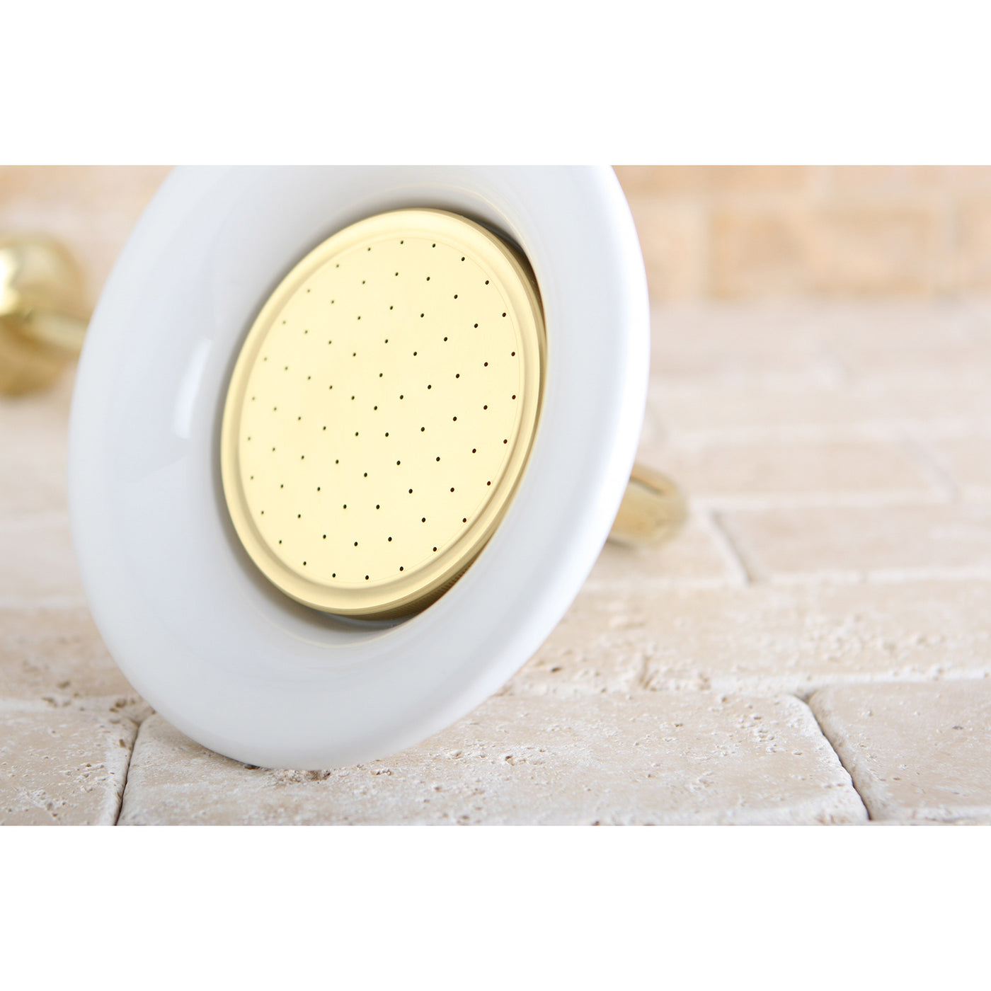 Elements of Design EDP602 Ceramic Shower Head, Polished Brass
