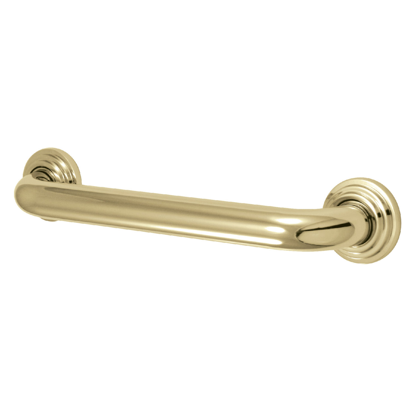 Elements of Design EDR214122 12-Inch Decorative 1-1/4-Inch OD Grab Bar, Polished Brass