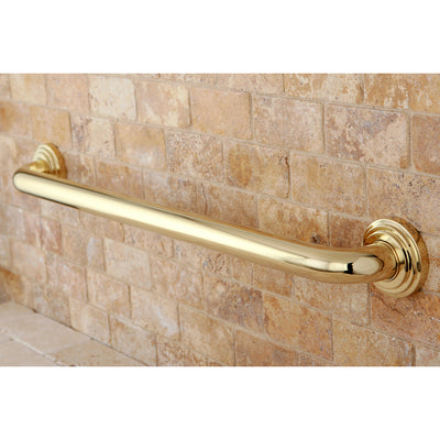 Elements of Design EDR214242 24-Inch X 1-1/4-Inch OD Grab Bar, Polished Brass