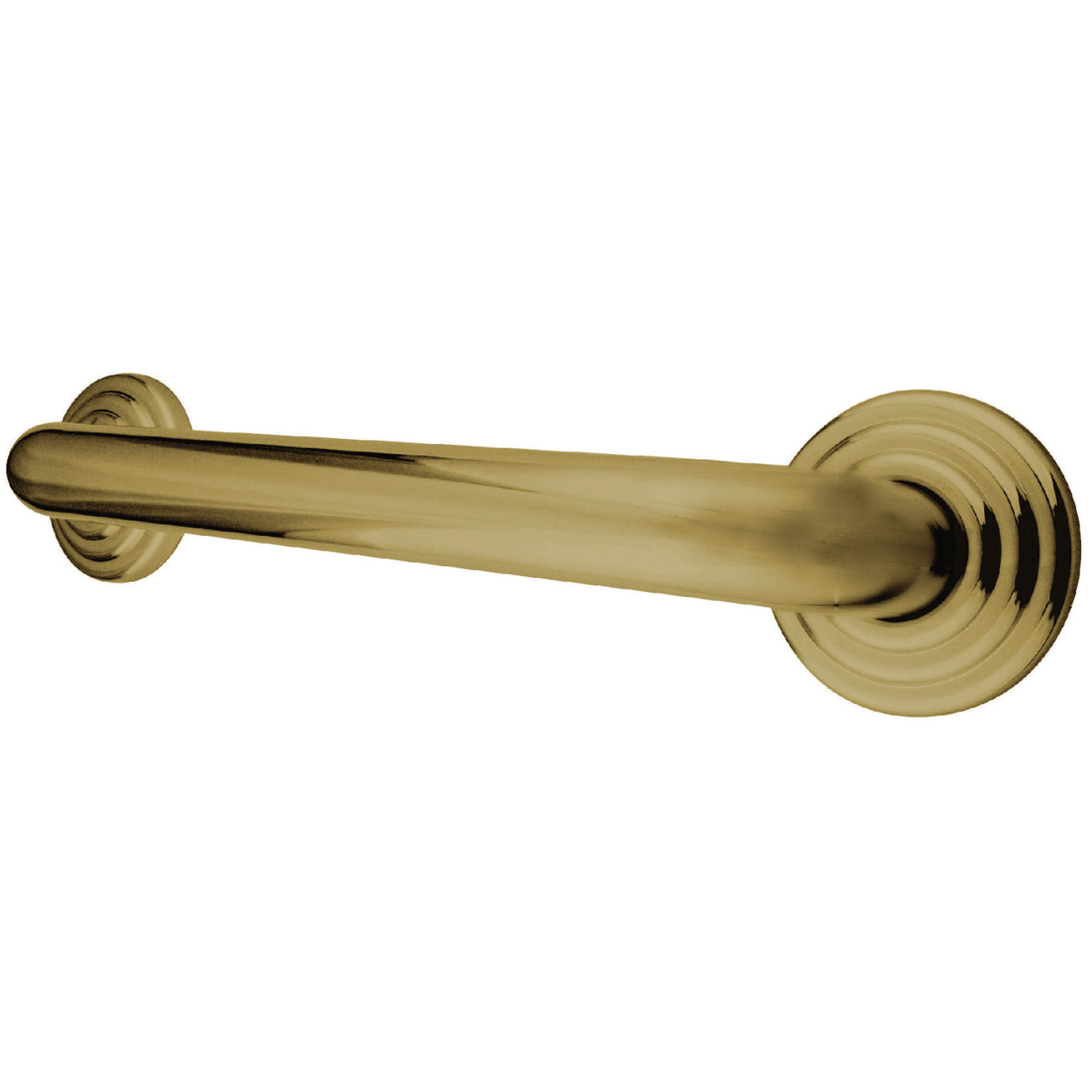 Elements of Design EDR314122 12-Inch Decorative 1-1/4-Inch OD Grab Bar, Polished Brass