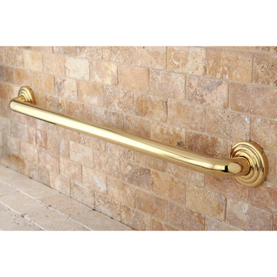 Elements of Design EDR314302 30-Inch x 1-1/4-Inch O.D Grab Bar, Polished Brass