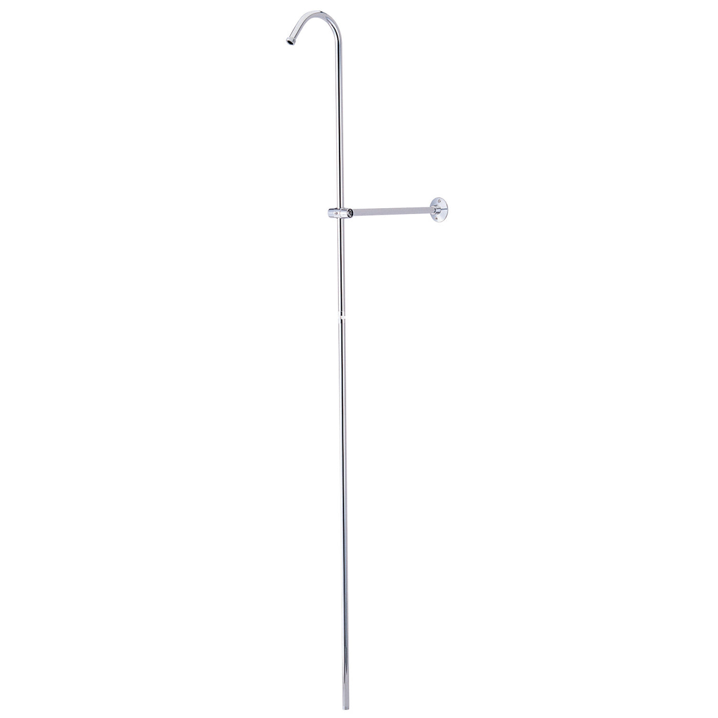 Elements of Design EDR601 Shower Riser and Wall Support, Polished Chrome