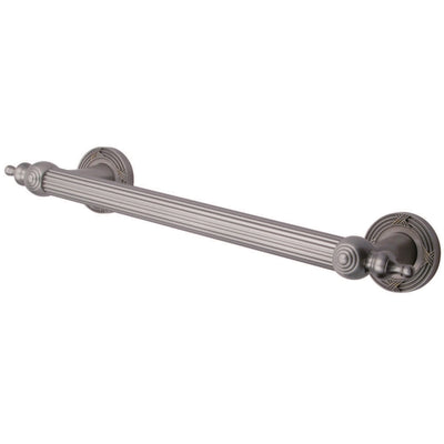Elements of Design EDR710128 12-Inch Decorative Grab Bar, Brushed Nickel