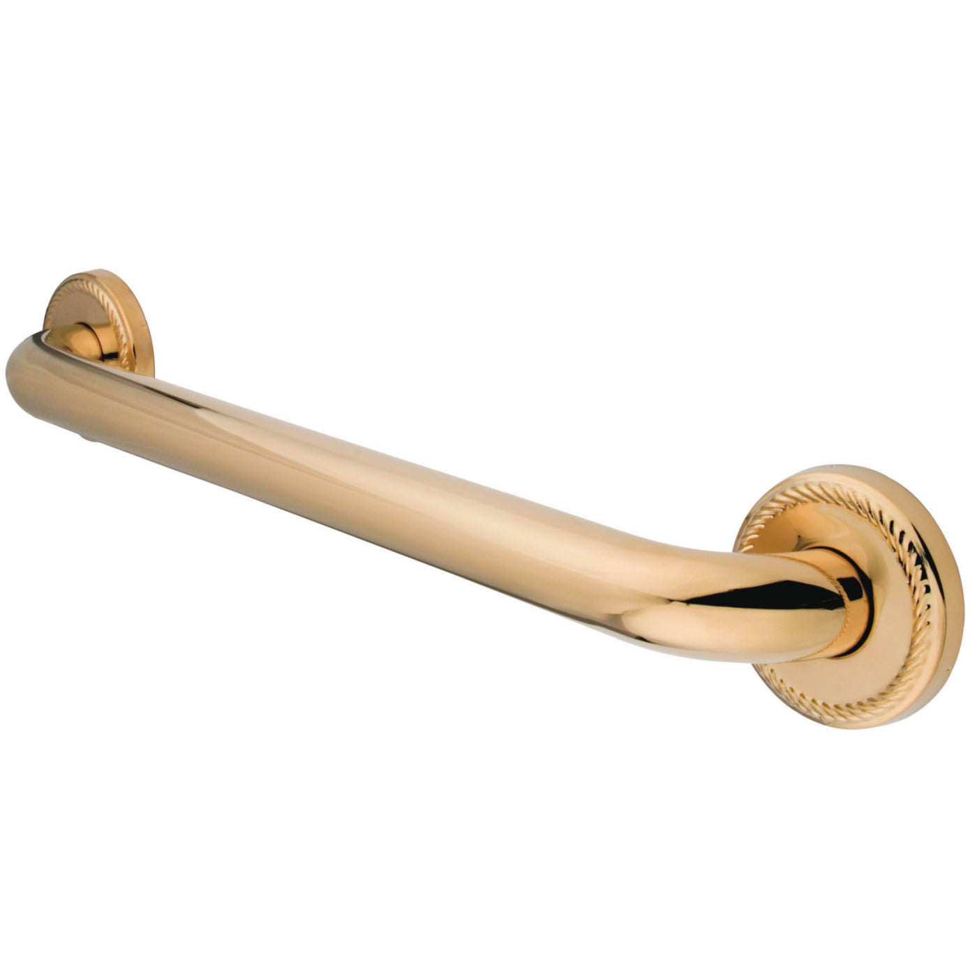 Elements of Design EDR814162 16-Inch Decorative 1-1/4-Inch OD Grab Bar, Polished Brass