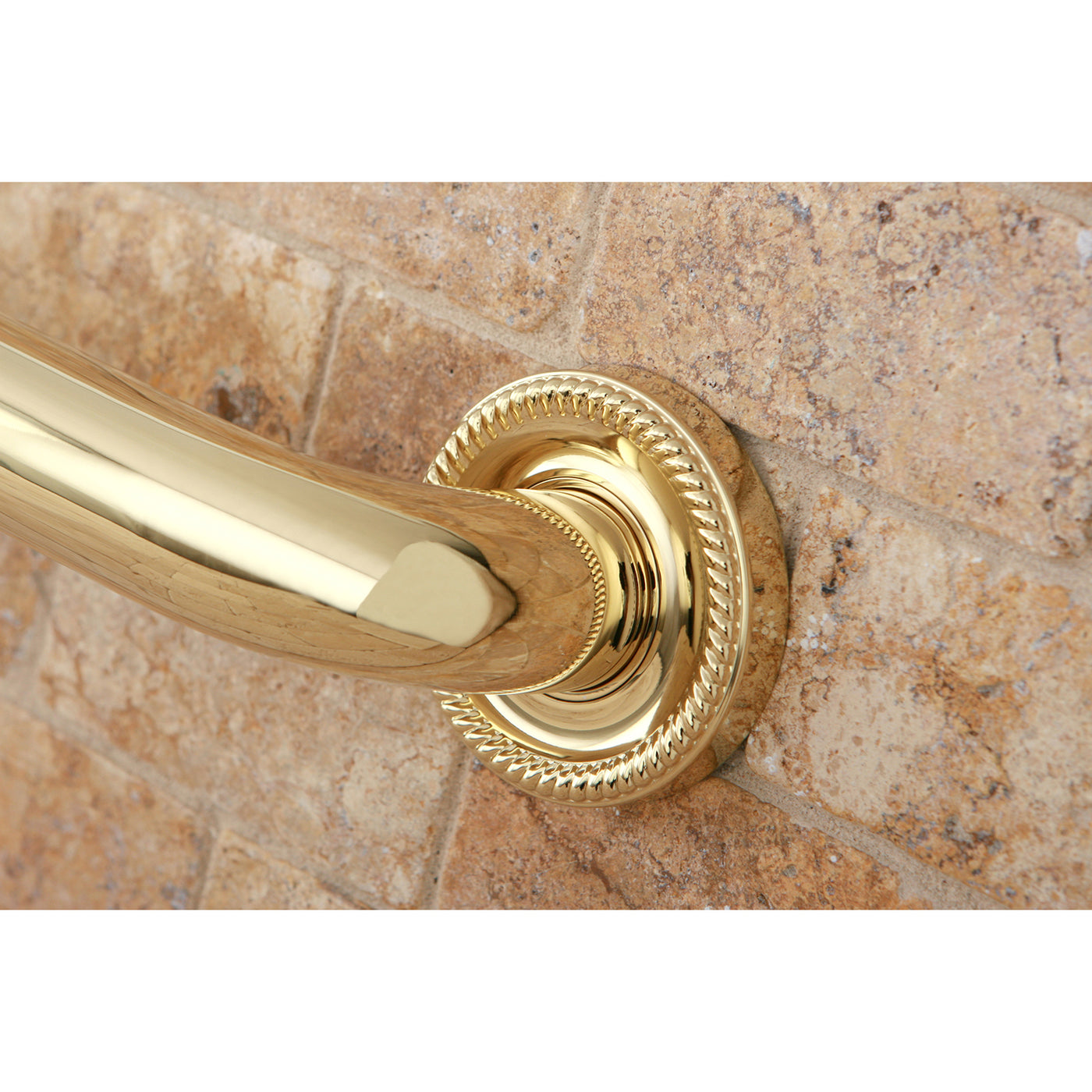 Elements of Design EDR914242 24-Inch X 1-1/4-Inch OD Grab Bar, Polished Brass