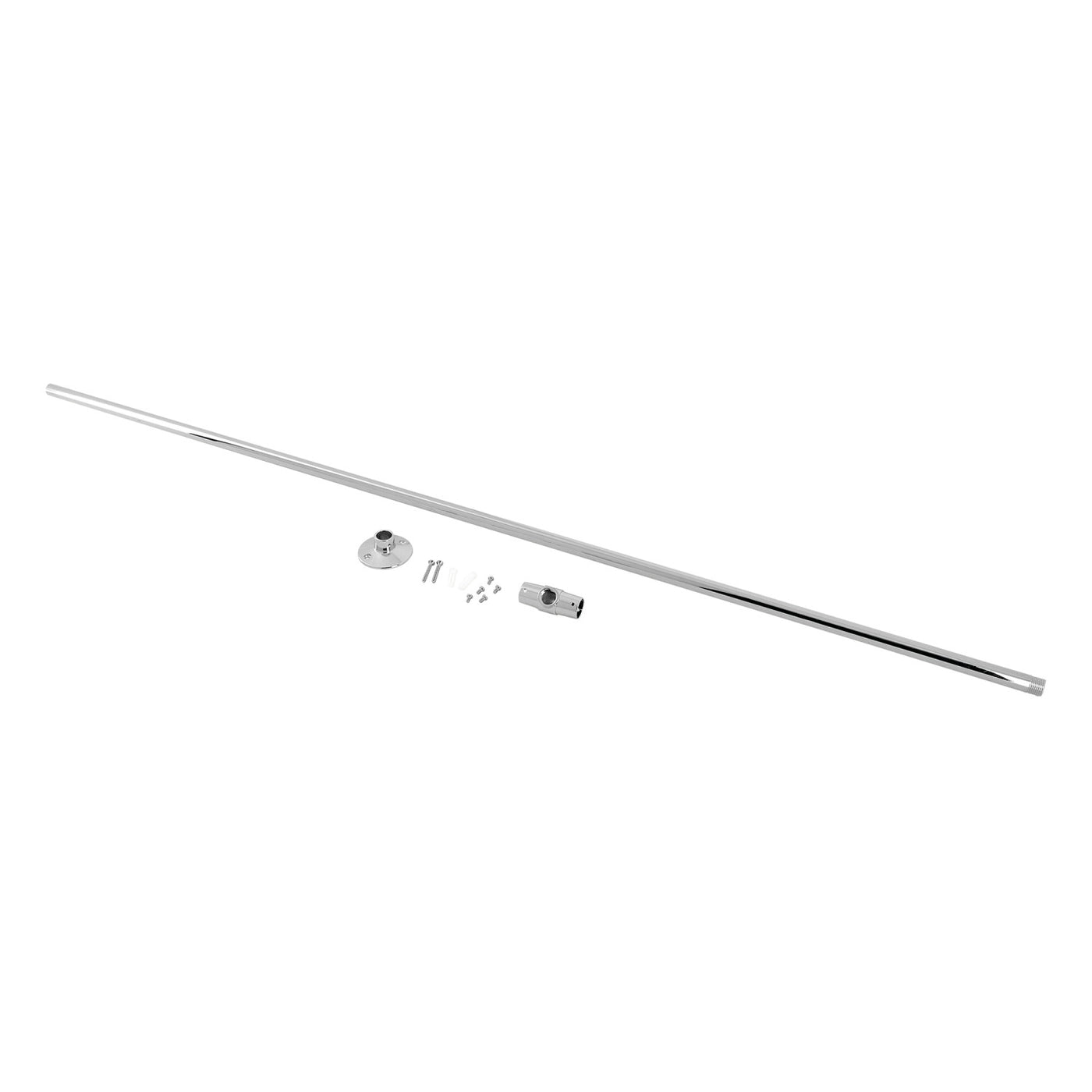 Elements of Design EDS481T 48-Inch Ceiling Support, Polished Chrome