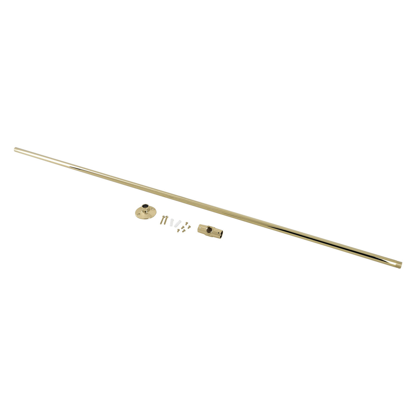 Elements of Design EDS482T 48-Inch Ceiling Support, Polished Brass