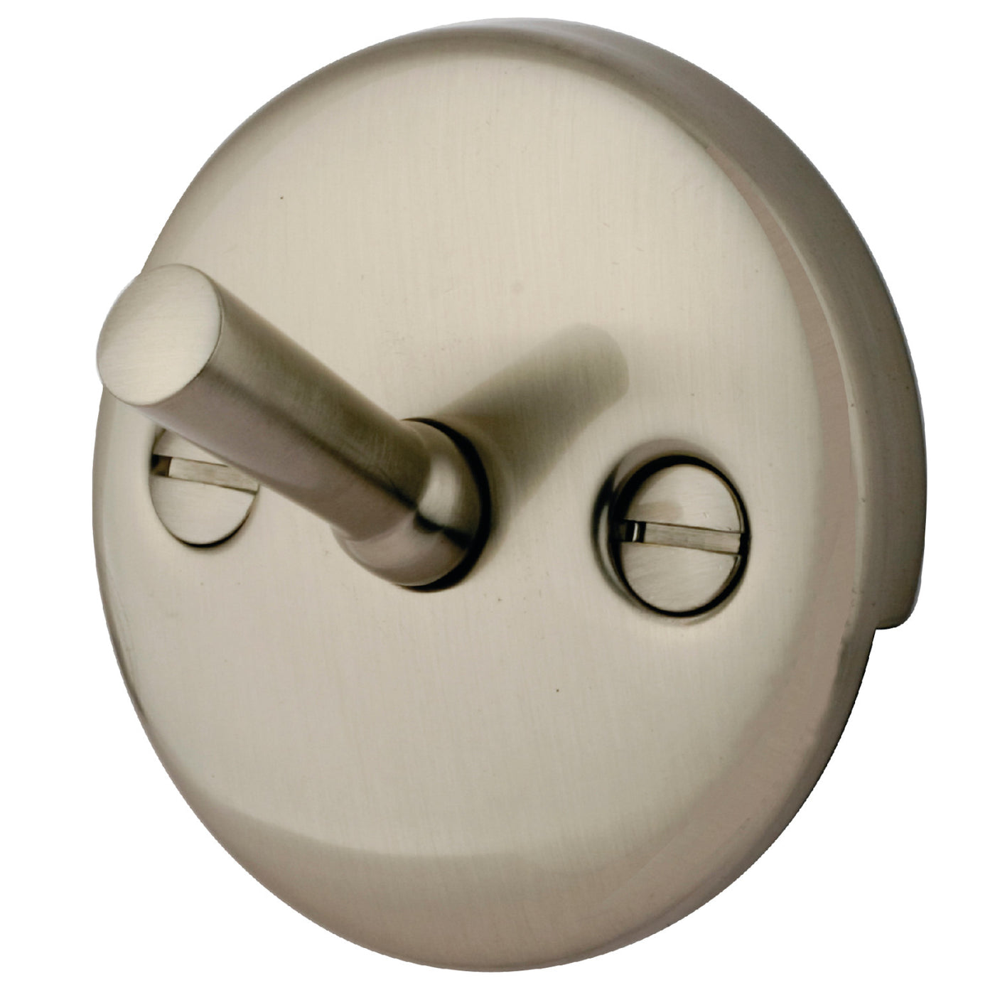 Elements of Design EDTL108 Round Overflow Plate with Trip Lever, Brushed Nickel
