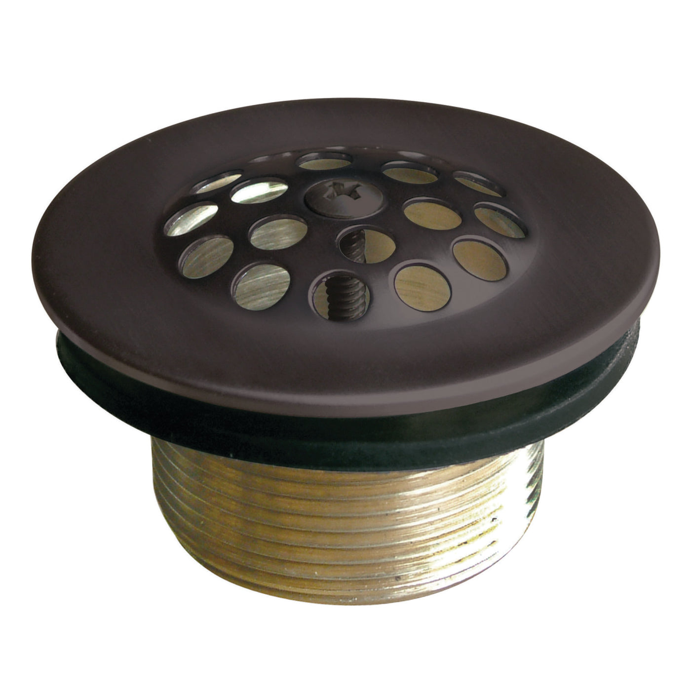 Elements of Design EDTL205 Bathtub Strainer Drain with Rubber, Oil Rubbed Bronze
