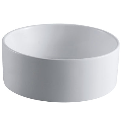 Elements of Design EDV3103 15-3/4" Ceramic Round Vessel Sink, White
