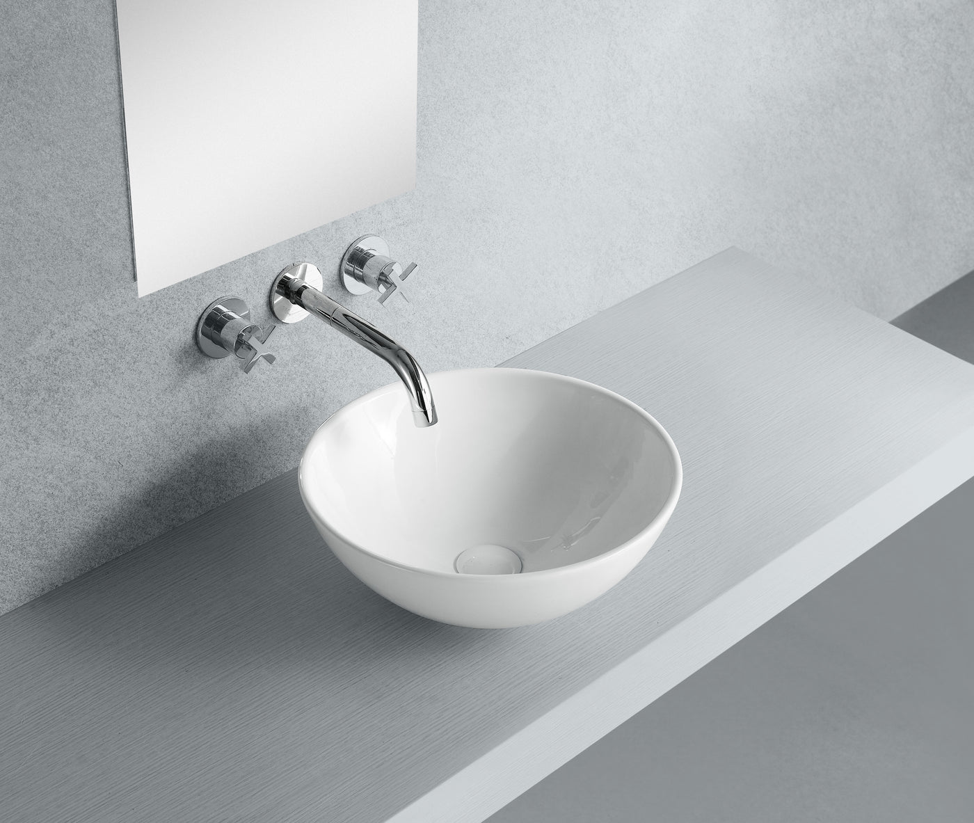 Elements of Design EDV4030 Vessel Sink, White