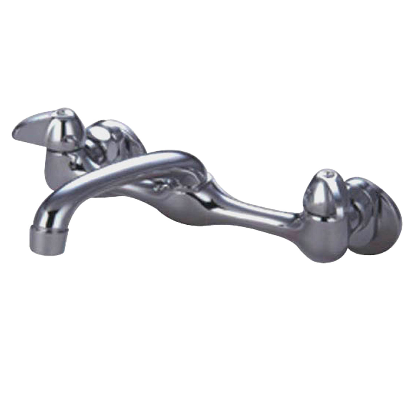 Elements of Design EF102 8-Inch Adjustable Centers Wall Mount Kitchen Faucet, Polished Chrome