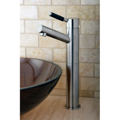Elements of Design EFS8418DKL Single-Handle Vessel Sink Faucet, Brushed Nickel