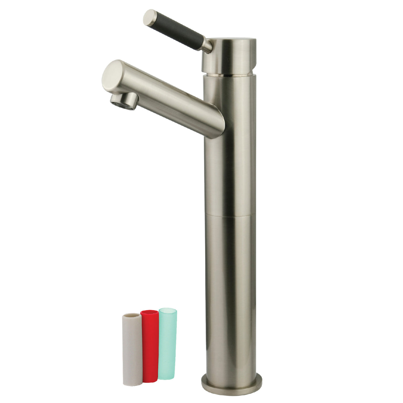 Elements of Design EFS8418DKL Single-Handle Vessel Sink Faucet, Brushed Nickel